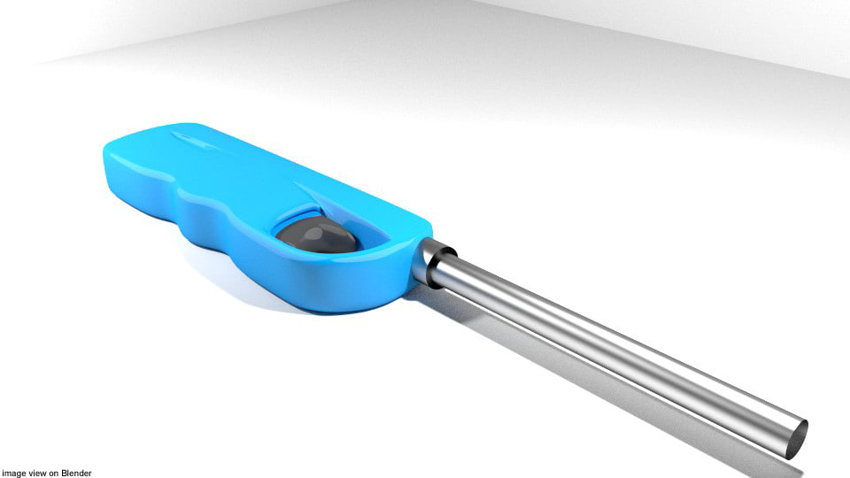 Lighter – Trigger 3D Model