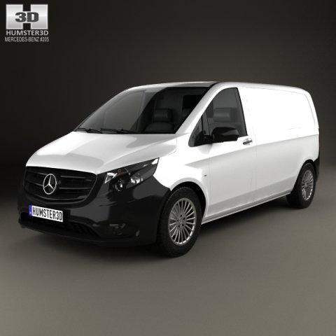 Mercedes-Benz Vito W447 Panel Van L1 2014 3D Model