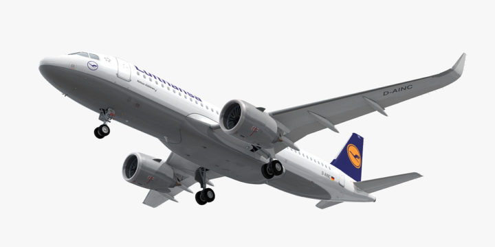 Airbus A320neo Lufthansa 3D 3D Model