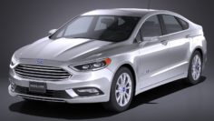 Ford Fusion Hybrid SE 2017 3D Model