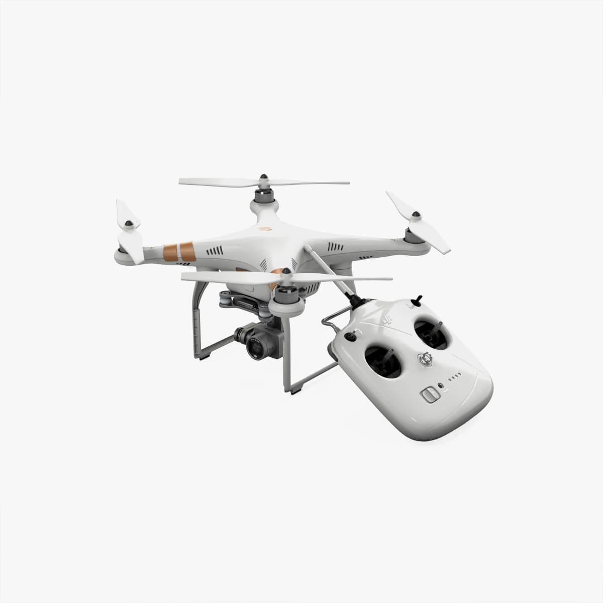 DRONE DJI PHANTOM 3 PRO 3D Model
