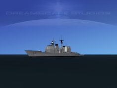 3D USS Hue City CG-66 LP 3D Model