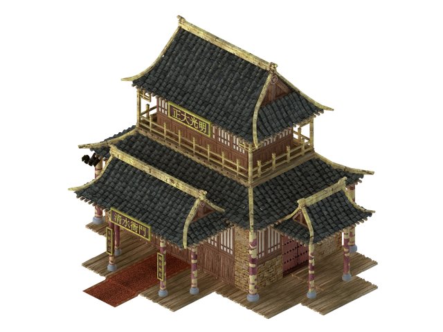 Huayin County – Yamen 05 3D Model