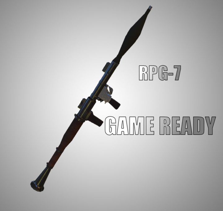 RPG-7 Low Poly – Game Ready 3D Model