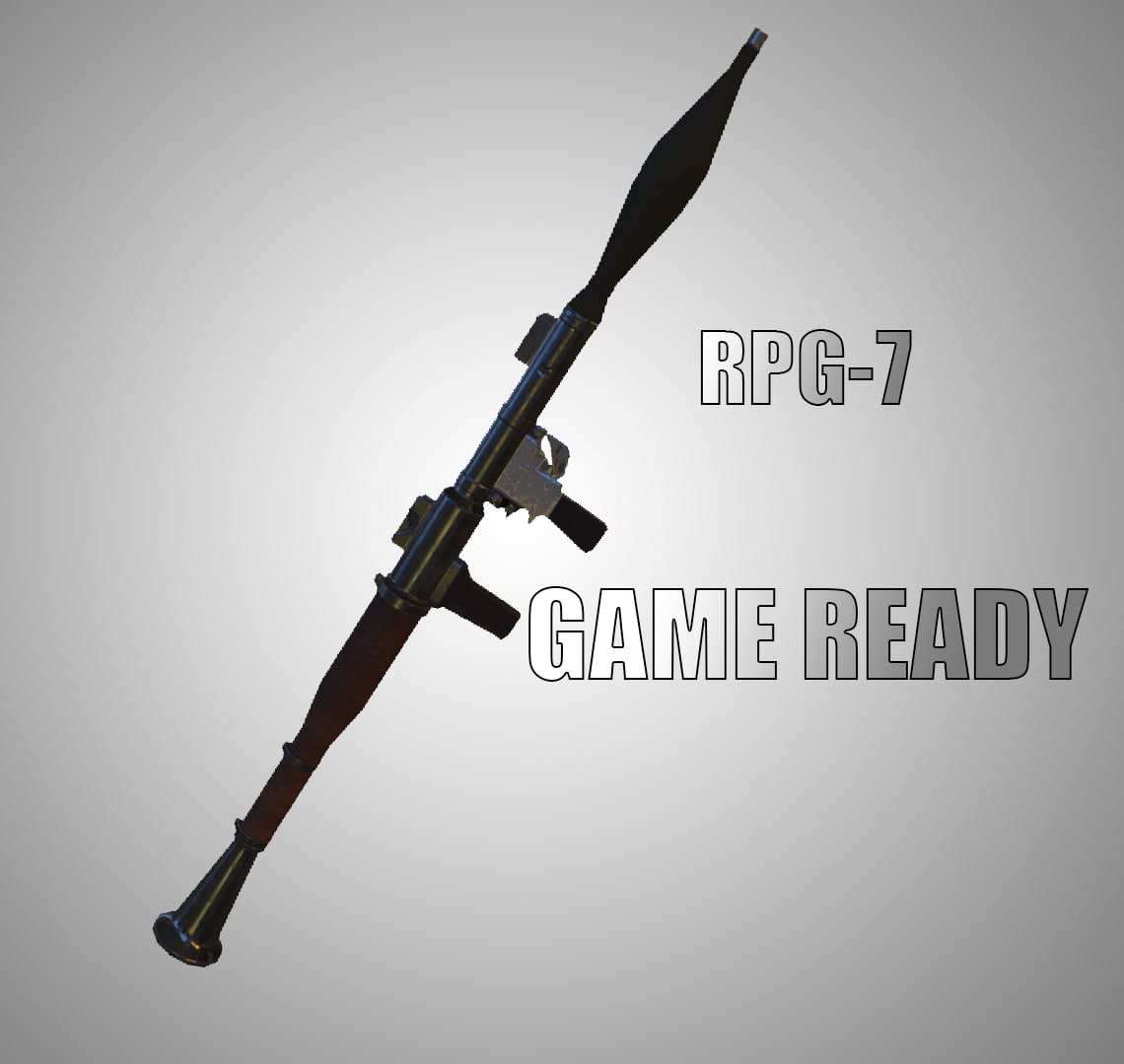 RPG-7 Low Poly – Game Ready 3D Model