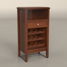 London Wooden Bar 3D Model