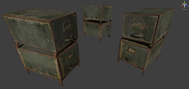 File cabinet 3D Model