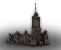 Abandoned in Moscow hotels Ukraine 3D Model
