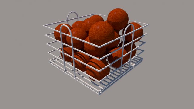 Fruit basket 3D Model