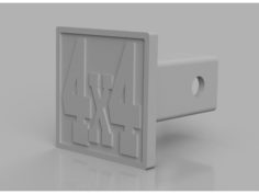 4×4 Trailer Hitch Cover 3D Print Model