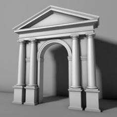 Arch Tuscan order (by Vignola) 3D model Free 3D Model
