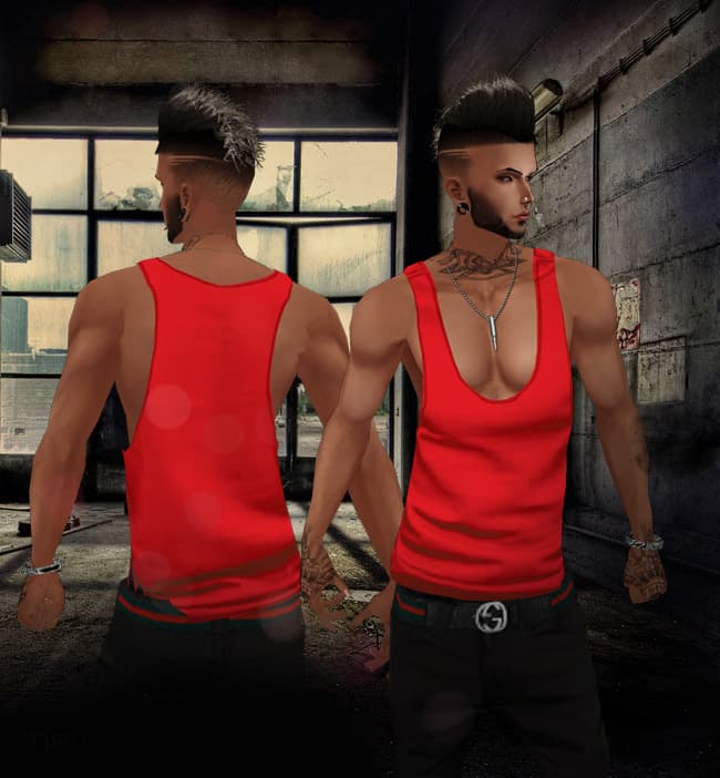 imvu Wife Beater 3D Model - 3DHunt.co