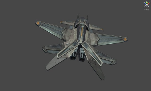 Space Ship 3D Model