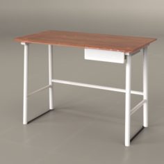 Generic Wooden Desk 3D Model