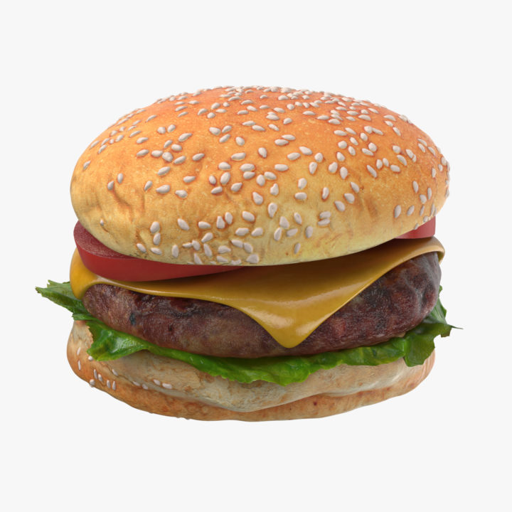 Hamburger 3D 3D Model