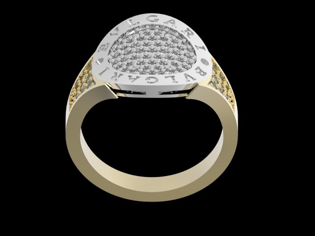 Bvlgari-Bulgari ring 3D Model