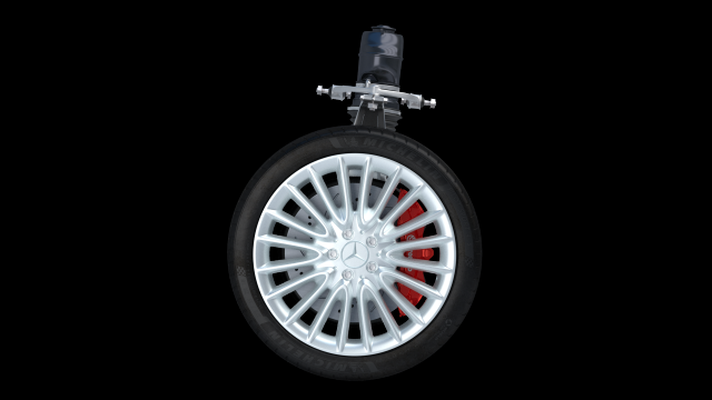 Car Wheel Mercedes 3D Model