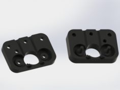 Filament Drive Block for Extruder MK7 Plus3 3D Model