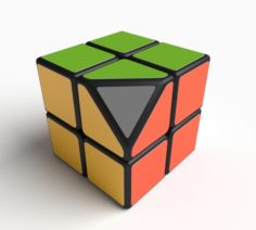 3D Rare Rubiks cube 2×2 puzzle corners 3D Model