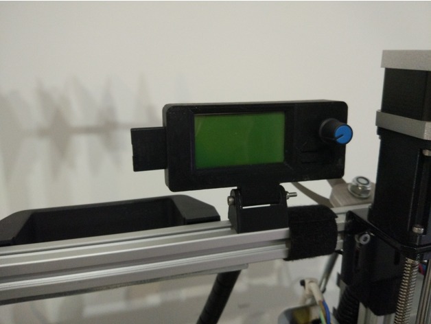 AZSMZ 12864 LCD case 3D Print Model