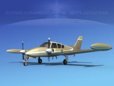Cessna 320 Skyknight V03 3D Model