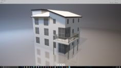 3D apartment complex 3D Model