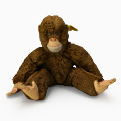 Stuffed Toy Monkey 3D 3D Model