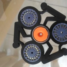 Hand Spinner Cyclist 3D Print Model