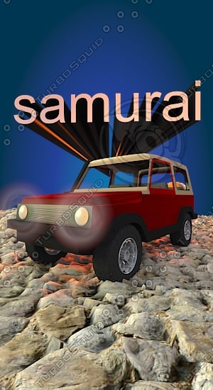 samurai 3D Model