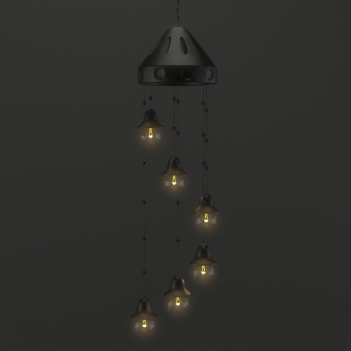 Indian Hanging Light 3D Model