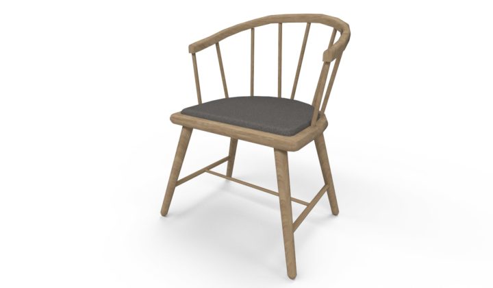 low poly chair 1 3D Model