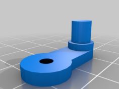 Cabinet glass retainer clip – 5/16″ 3D Print Model