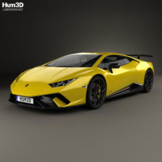 Lamborghini Huracan Performante 2017 3D Model