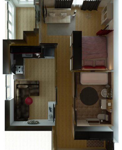 Interior of apartament 3D Model