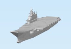 3D-model-aircraft-carrying cruiser Admiral Kuznetsov-Low-Poly 3D Model