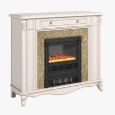 2551100 230 Carpenter Fireplace cabinet 1200x421x1032 3D model 3D Model