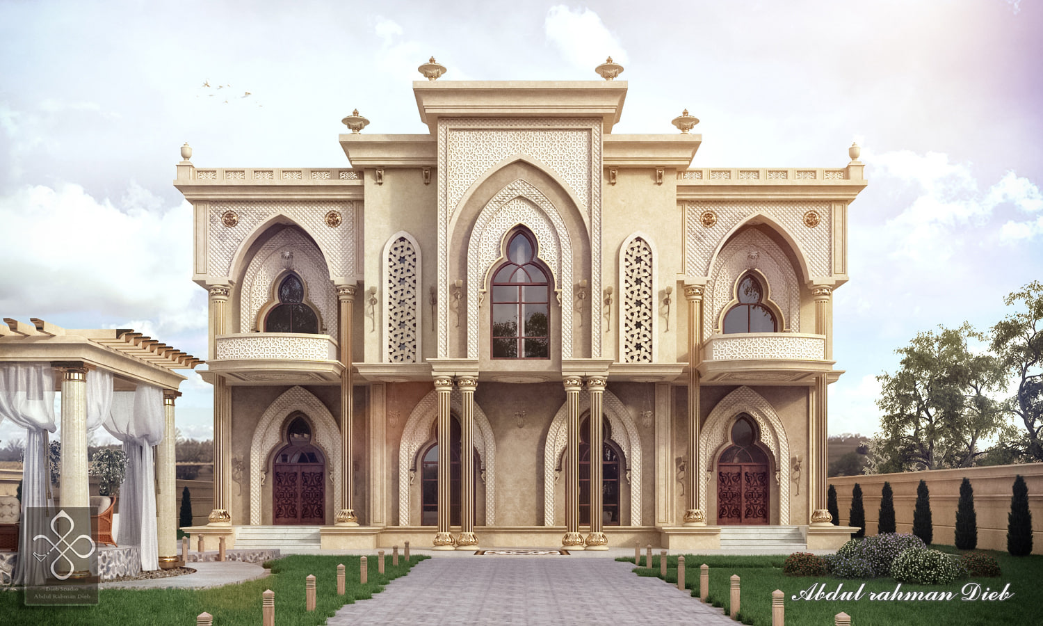 Classic villa 2 – B9 3D model 3D Model