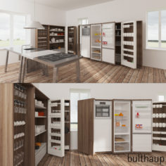 Bulthaup Kitchen Set 3D Model
