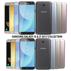 Samsung Galaxy J5 & J7 2017 Collection 3D model 3D Model
