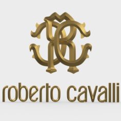 Roberto cavalli logo 3D Model