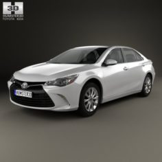 Toyota Camry XLE 2015 3D Model
