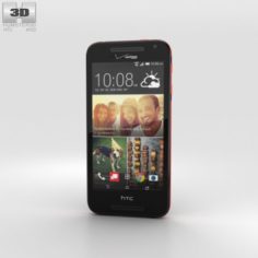 HTC Desire 612 Black 3D Model