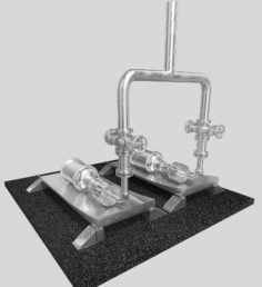 pump liquid 3D model 3D Model