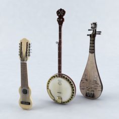 Musical Instruments 3D Model
