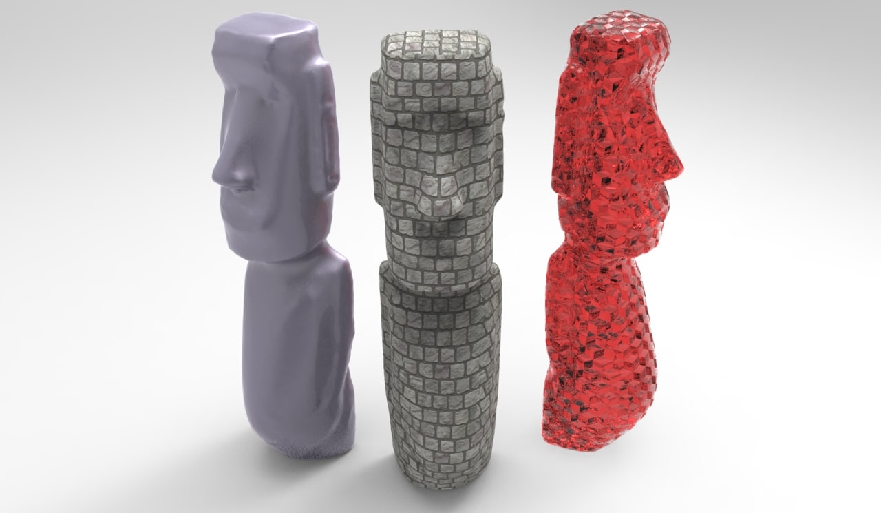 3D Moai 3D Model