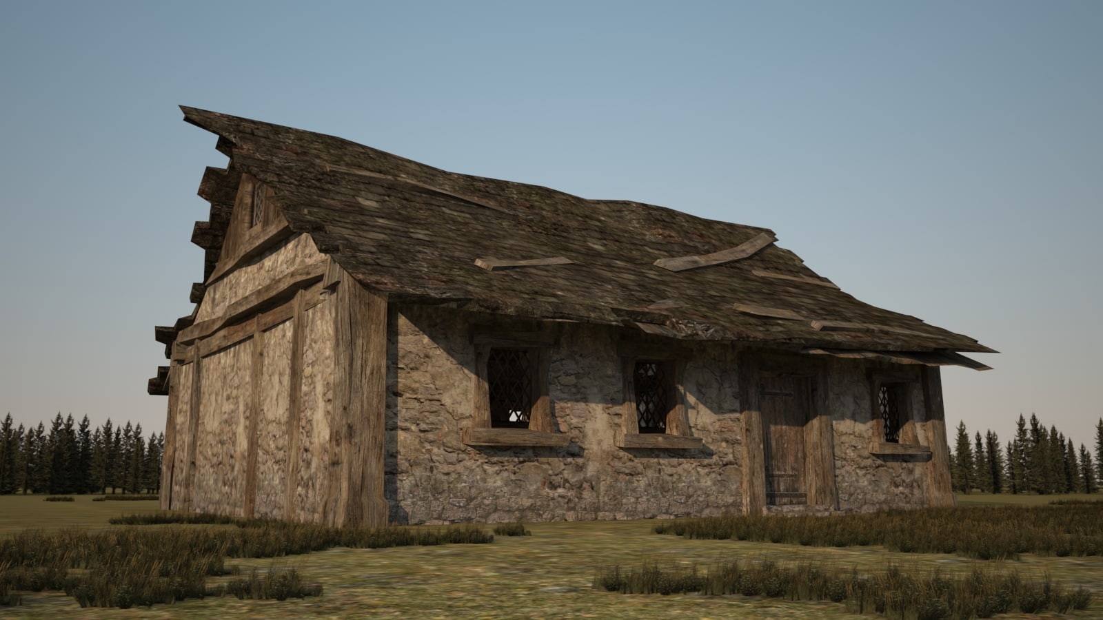 The northern European architecture houses the 3D model 3D Model