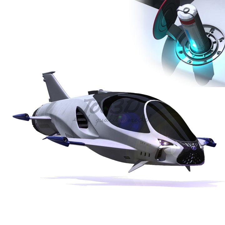 Skyjet 3D Model