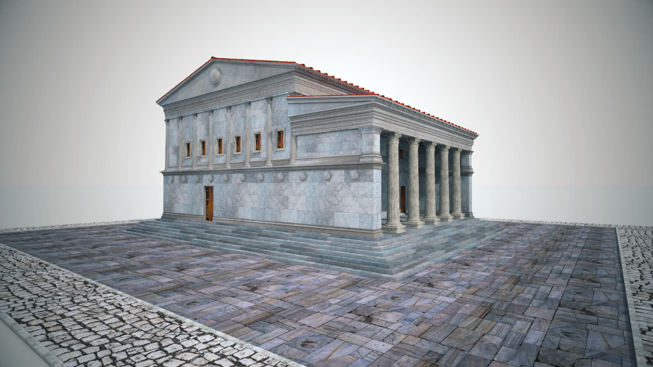 Bouleterion 3D Model