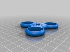 Gear Bearing Fidget Spinner 3D Print Model