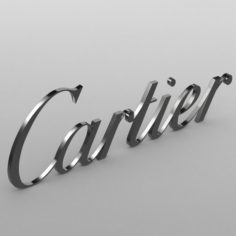 Cartier logo 3D Model